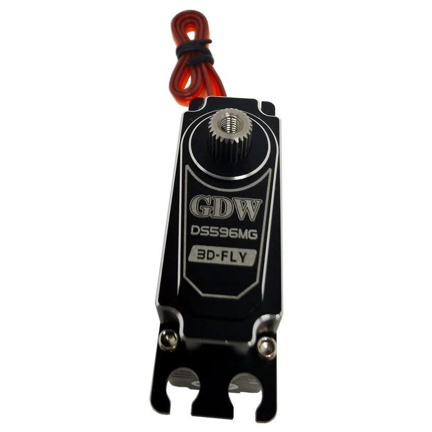 

DS596MG Digital Coreless Servo Steel Gear HV GDW 15kg 0.085s High-torque for 70E Fixed Wing Robot RC Metal Shell RC Airplane