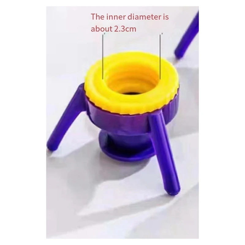 Kit de vaciado de botellas de plástico Universal, tapa de botella multifuncional, soporte invertido