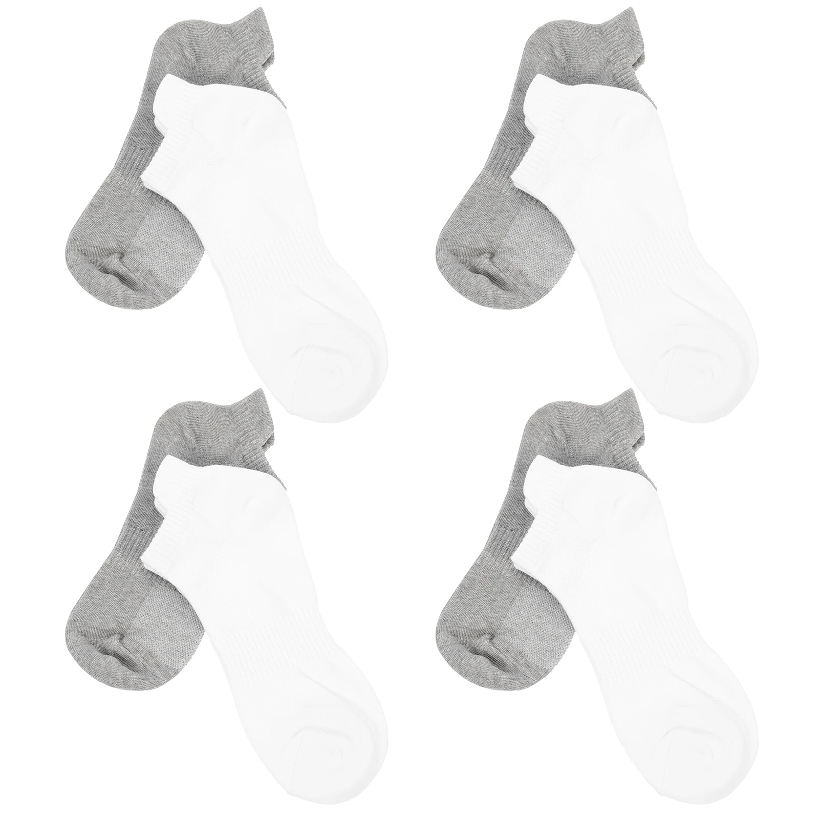 

4Pairs CombedCottonRunningSocks ThinAthletic SummerAllSeason UnisexSports LightweightElastic ComfortableFit Ankle ClassicColor