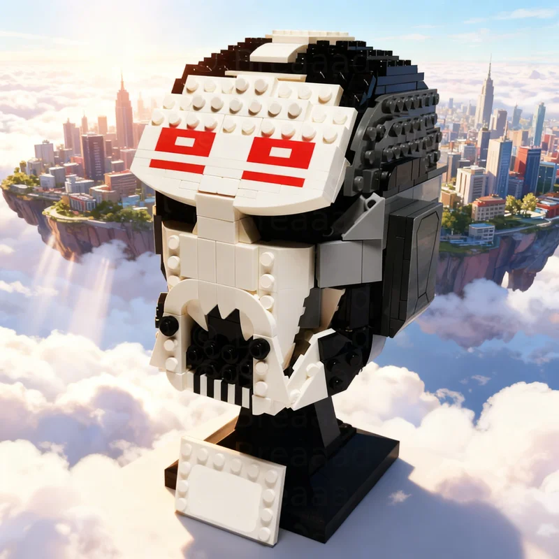 

569pcs MOC Wrecker Helmet Collection Star Battle Model Building Blocks Construction Christmas Gifts Toy Creative DIY Idea Toys