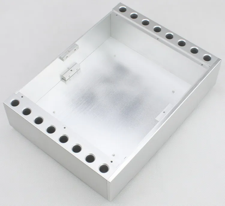 WA72 Aluminum Enclosure Preamp Chassis Power Amplifier Case/box Size 270*360*86mm view 4