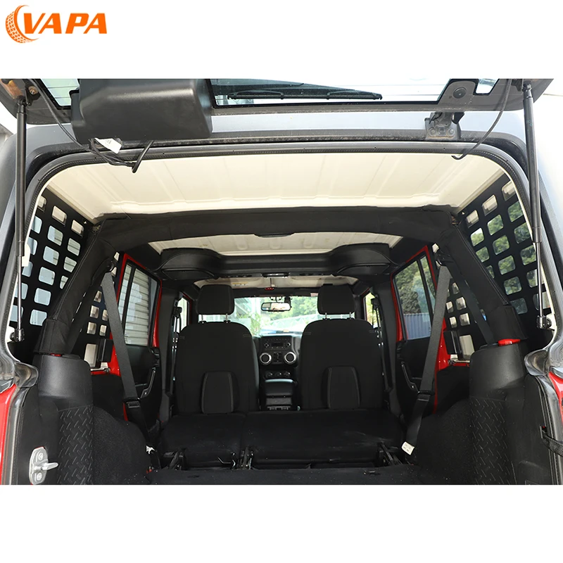 Estante de expansión de caja trasera, portador de Metal de carga para Jeep Wrangler JK 2007-2017, versión de 4 puertas, accesorios de coche