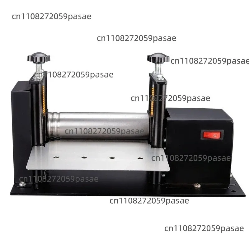 Hand Crank Leather Drawing Machine Portable Shoulder Strap Leather Press Glue Cartridge Machine for Leather Craft DIY Production