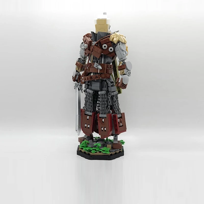 Creators Series Model MOC Building Bricks Warrior Figure Modular Technology Gifts Holiday Assemble Toys Suit Display