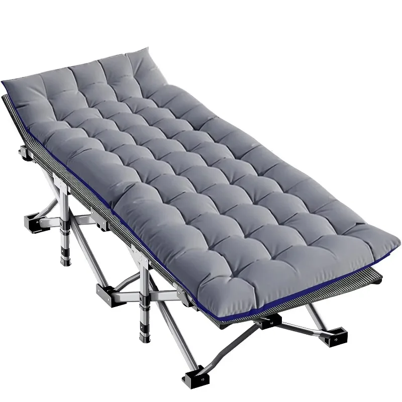 Custom High Quality Plegable Portable Outdoor Travel Garden Double Layer Oxford Camping Tent Cot Single Luxury Folding Bed