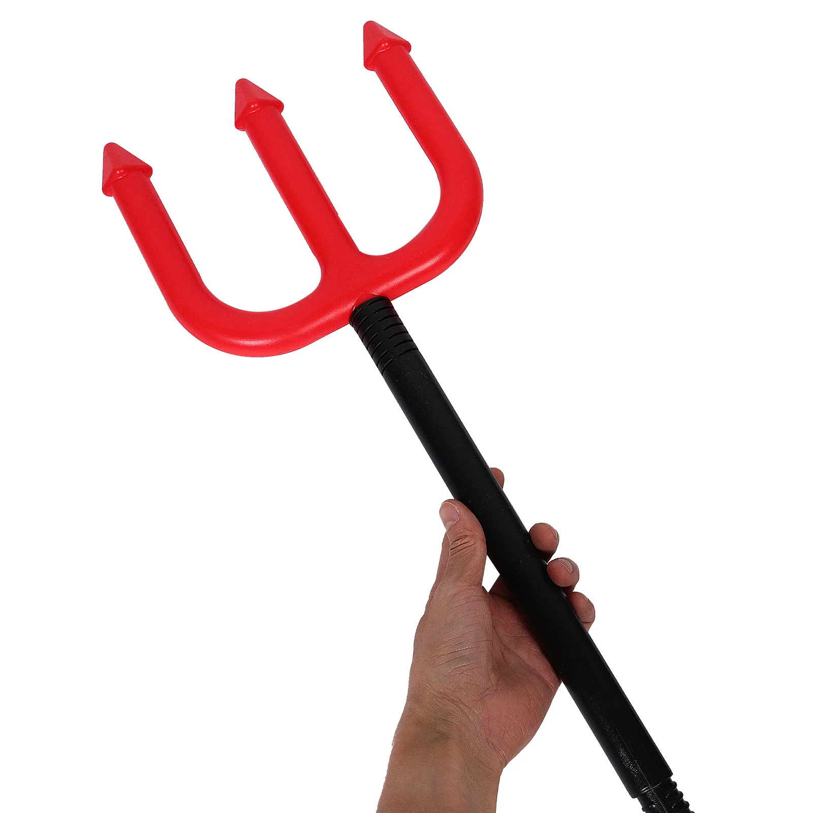 

Halloween Devil Pitch Fork Plastic Cosplay Prop Fine Workmanship Unforgettable Party Decoration Demon Fork Demon Supplies