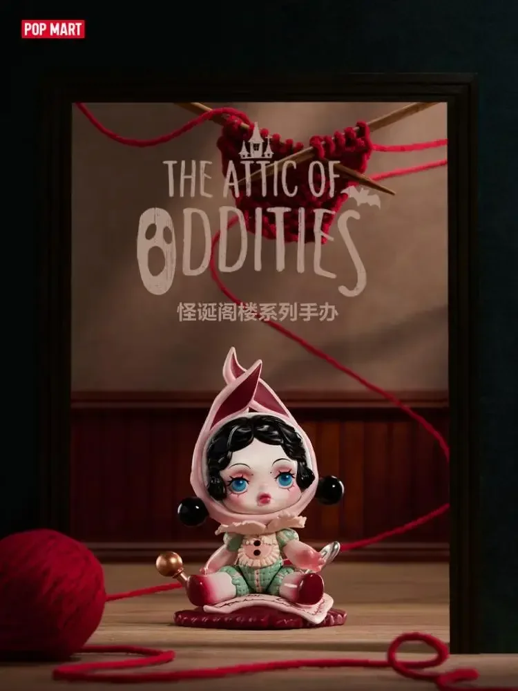 POP MART THE ATTIC OF ODDITIES Serie Blind Box Original Spielzeug Überraschungstasche Niedliche Puppe Anime Figur Ornament Sammlerstück Geschenk