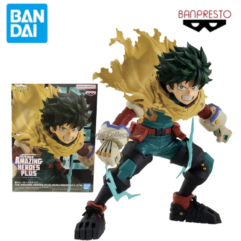 

In Stock Original Bandai My Hero Academia Midoriya Izuku The Amazing Heroes Plus Action Figurine PVC Figure Anime Model Toy Gift