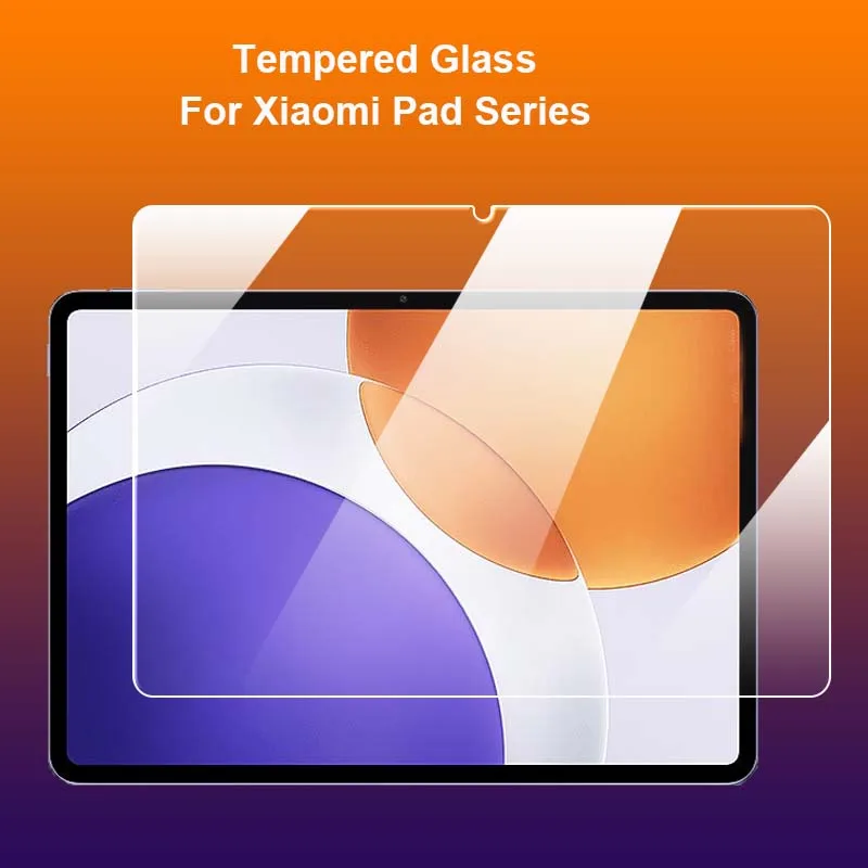 

For Xiaomi Pad mini 8 7 6 5 6S Pro Pad6 Max Clear Tempered Glass 9H 2.5D Premium Screen Protector Protection Film