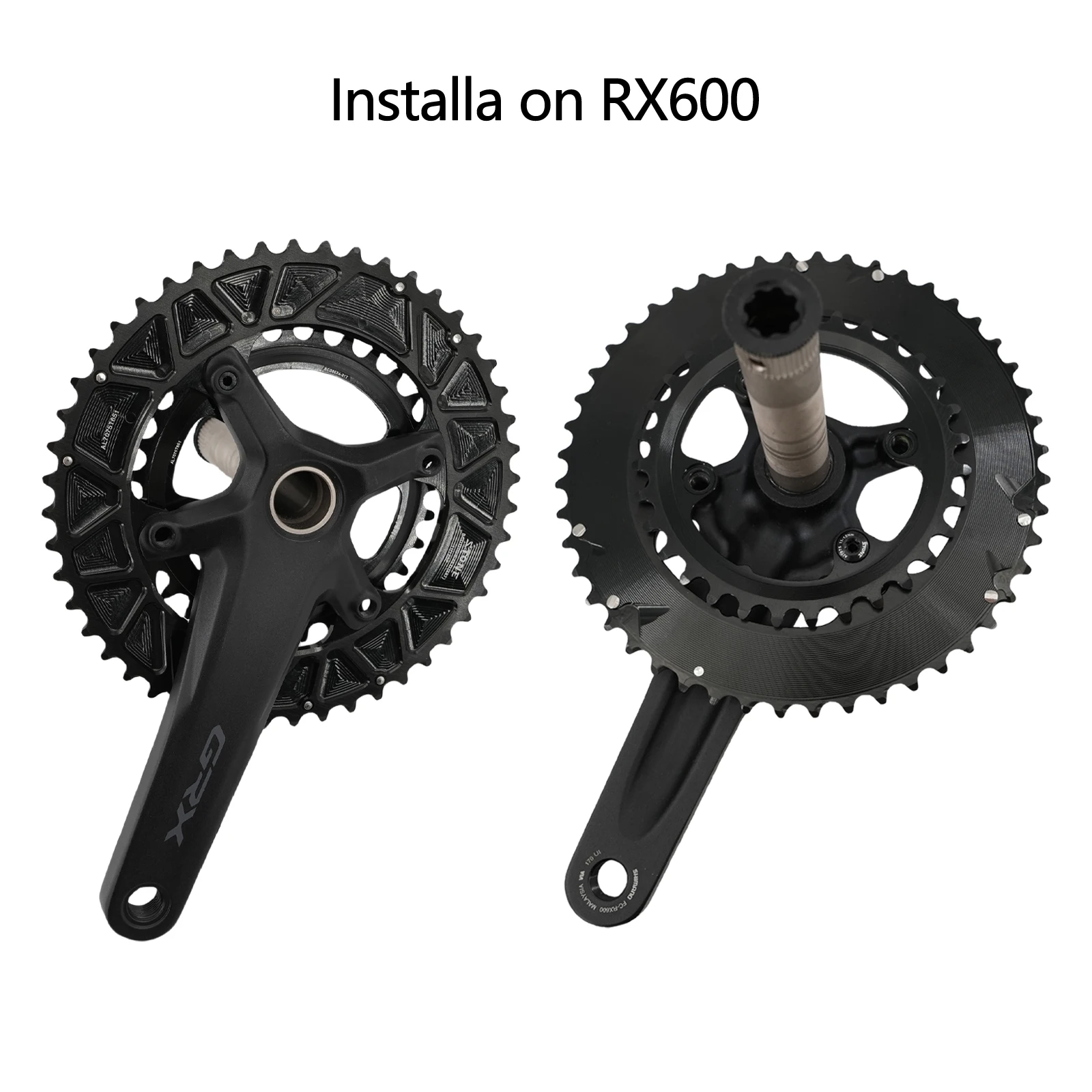 STONE double chainring for shimano GRX 110bcd RX600 RX810 RX820