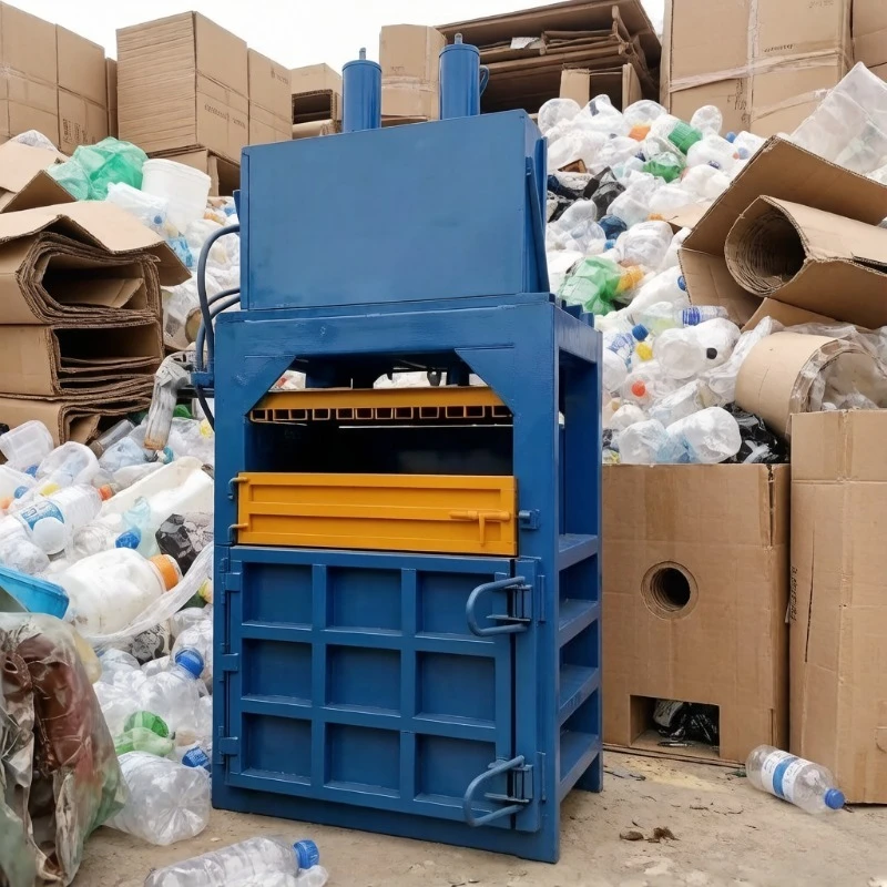 Hydraulic Baler Machine Cardboard Plastic Metal Waste Baler Press Compactor Recycling Machine for Textile Paper Bottles
