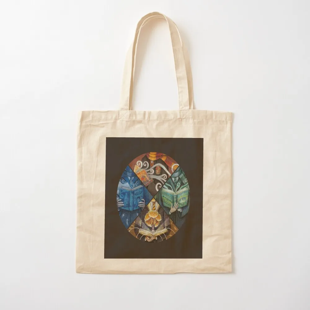 Books Magic Tote Bag hand bag ladies Women's bag reusable grocery bags