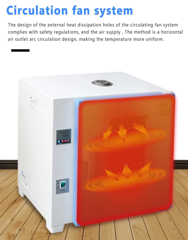 Electric heating constant-temperature forced-air drying cabinet HGZF-101-1 High-temperature oven