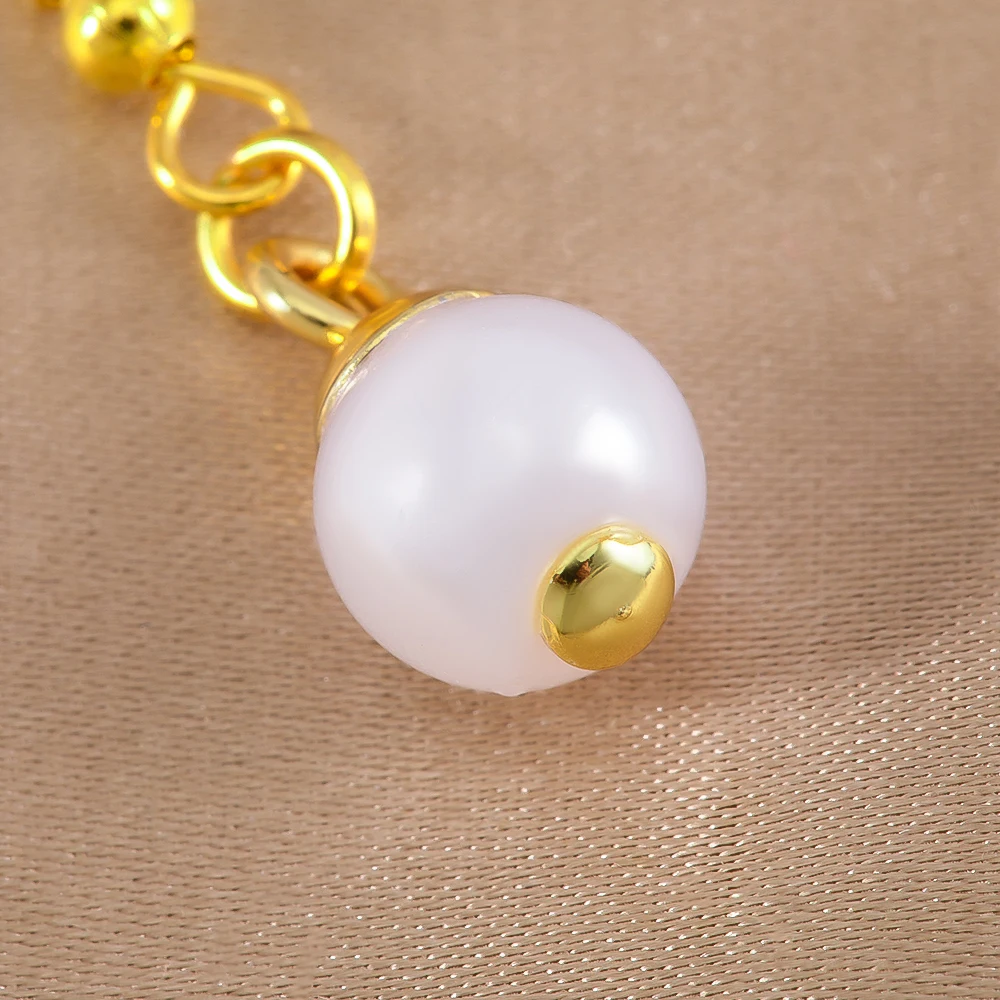 18K Gold Plated Brass Spacer Beads Caps Pearl hole blocking needle For Jewelry Making Necklace Beads Caps DIY Accessories