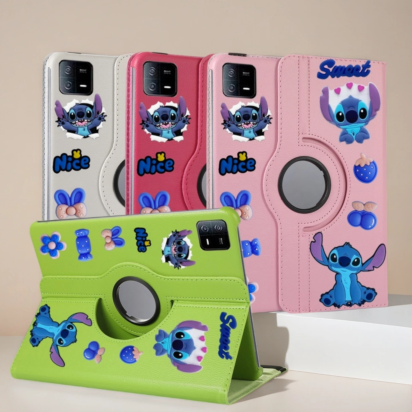 

For Xiaomi Pad 7S Pro Case 2025 12.5inch DIY Cartoon Kids Tablets Cover Rotating Stand Funda For Xiaomi Mi Pad 7s Pro Case 12.5"