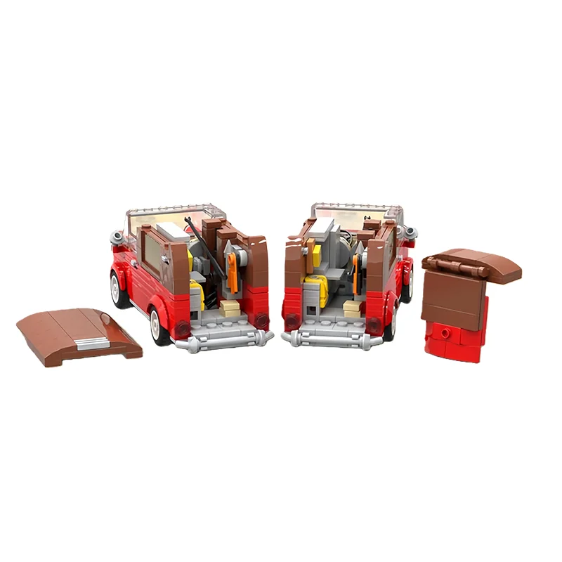 273 PCS transport small van MOC Customize Modular Building Block Educational Brick Technology Model DIY Boys Toy Birthday Gift