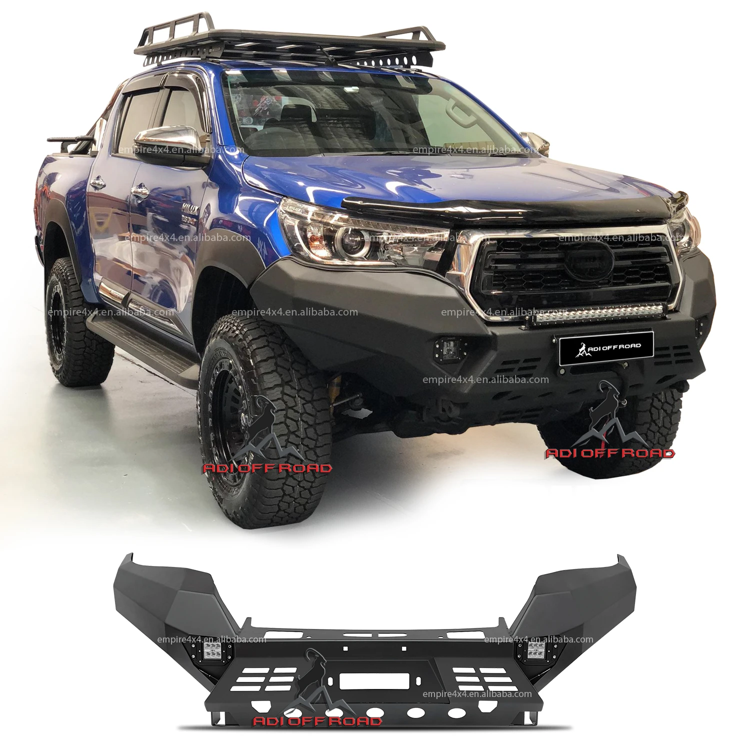 

ADI 4x4 Pickup BULL BAR Steel front bumpers rear bumpers for -toyota hilux revo rogue Conquest vigo rocoo 20180 2019 2020