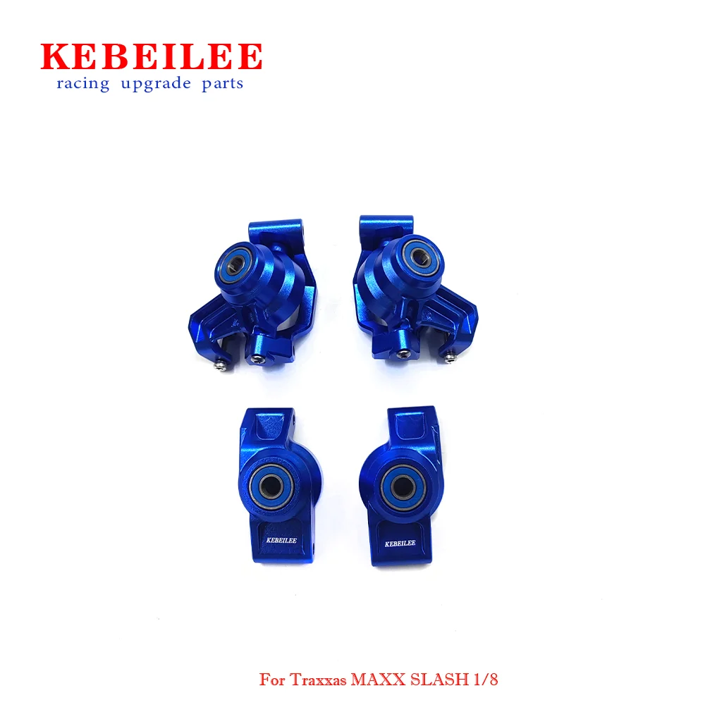 Kebeilee ซีเอ็นซีฮับหน้า Alu7075 + ฮับ C + ฮับด้านหลังชุดสำหรับ Traxxas MAXX Slash 1:8