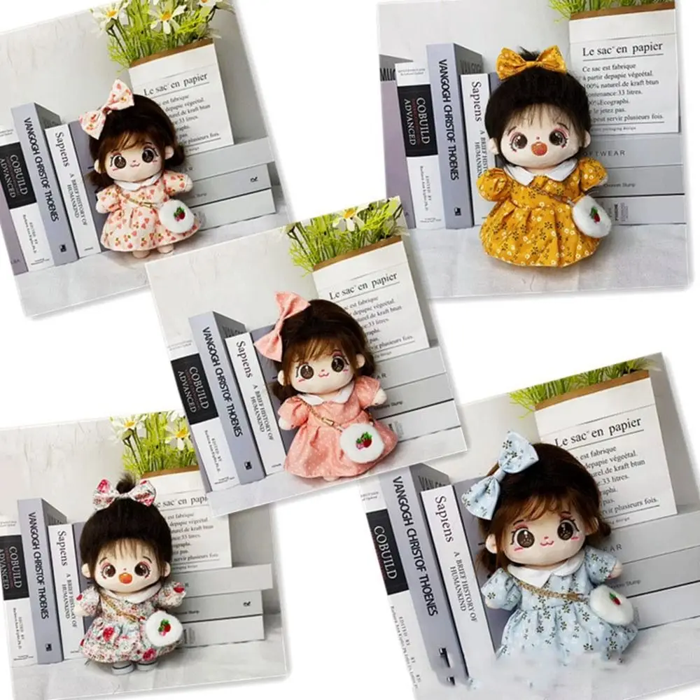 Lovely Spring Summer Dresses Cotton Doll Dolls Accessories Princess Dresses with Headband Decoration Lace for EXO Idol Dolls