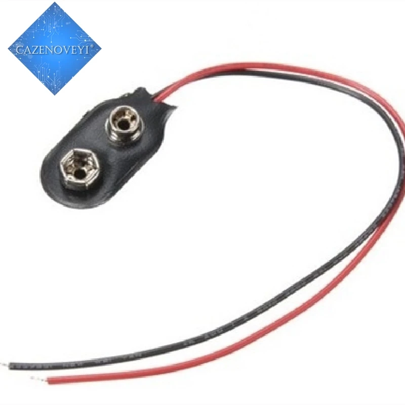 

5 шт./лот, держатель-коннектор для 9-вольтовой батареи с проводами