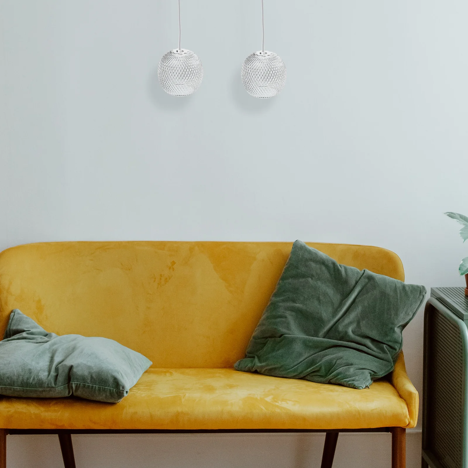 

Spherical Hollow Out Lamp Shade 3 Pcs Set Metal Ornament Decorative Light Cover for Chandelier Vintage Candlestick Glass Plafond