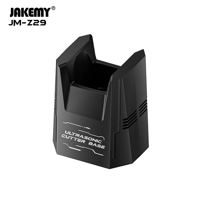 JAKEMY JM-Z29 Black Plastic CE Certified High Quality Ultrasonic Cutter Base Vertical Horizontal Dual Use Holding Stand DIY