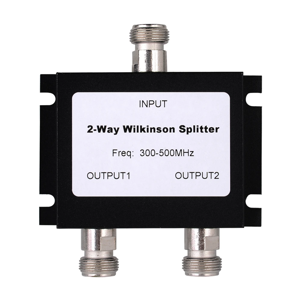 RF Coaxial Splitter 1 to 3 Way Power Splitter 300-500MHz Signal Booster Divider N Female 50Ohm, Power Splitter