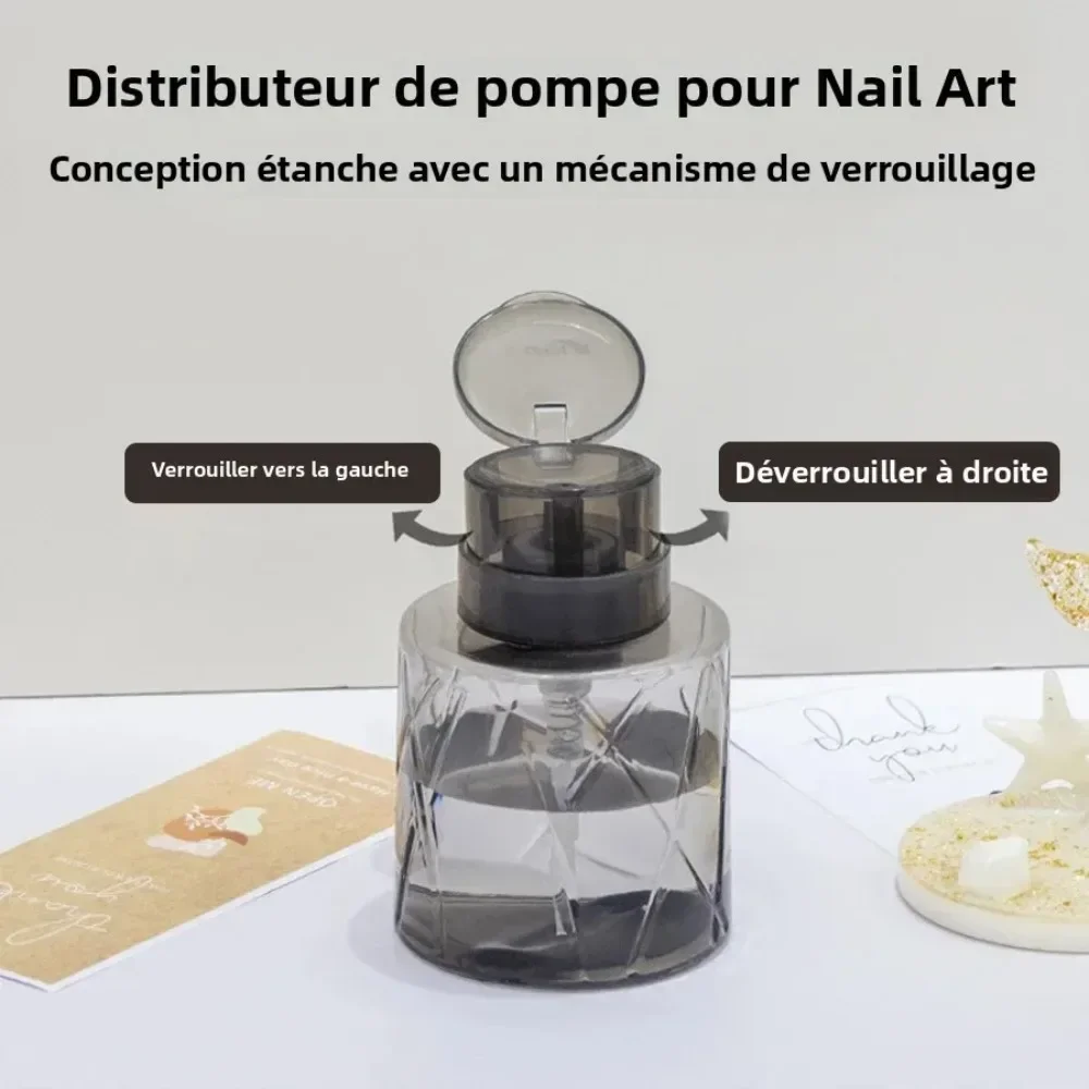 Nagel Nachfüllbare Flaschen Leere Presse Pumpe Spender Nail art Nagellack Entferner Reiniger Make-Up Flasche Maniküre Werkzeug Nail art Werkzeuge