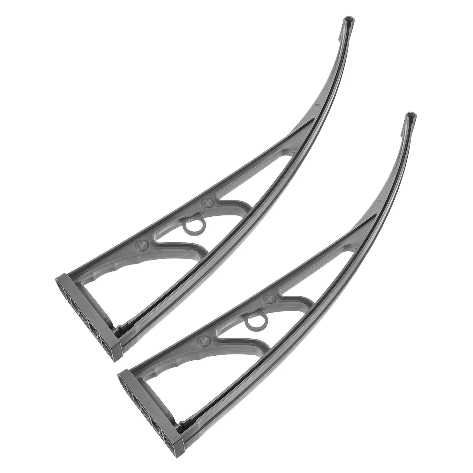 2pcs Awning Plastic Steel Bracket Cantilever Awning Brackets for Patio Door Window Canopy Cover UV Rain Snow Sunlight Protection