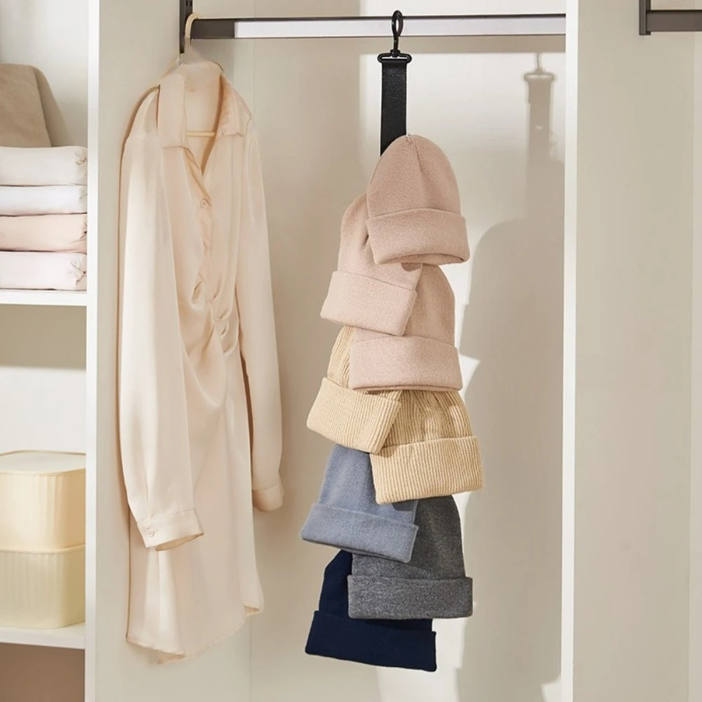 Baseball Cap Hanging Organizer Hat Rack Storage Rope With Clips Multi Caps Display Hanger For Closet Wardrobe Bedroom Door
