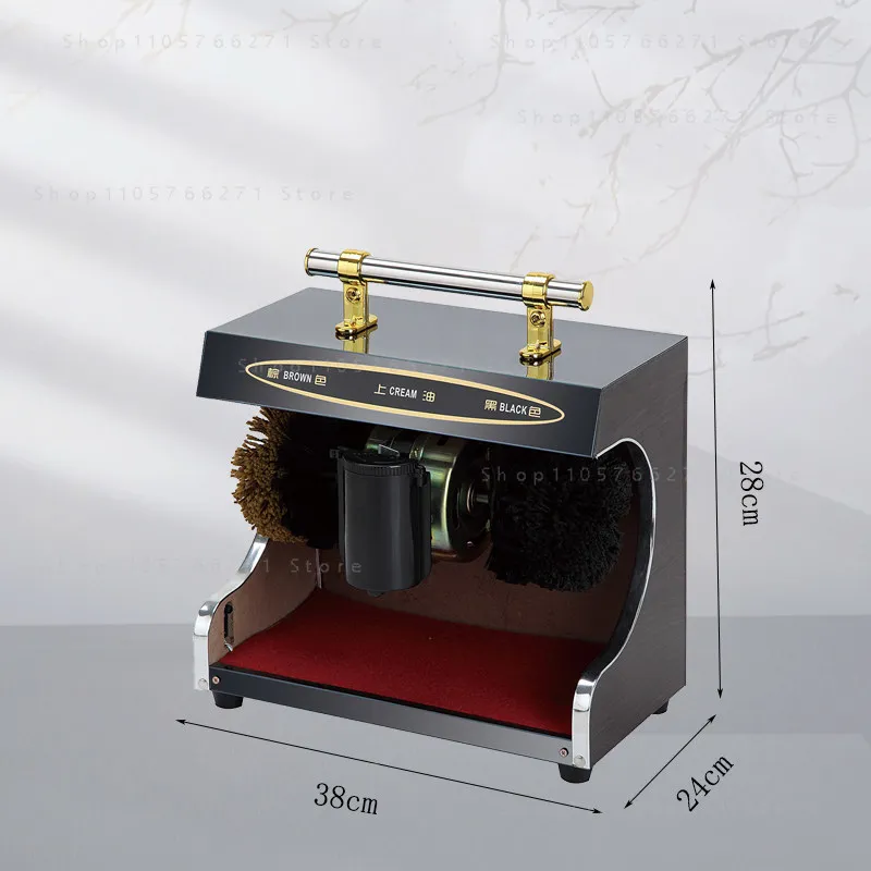 2025 New Hotel Shoe Polisher Cleaner Auto-sensing Shoe Polishing Equipment Public Electric Leather Polisher Cleaning Machine