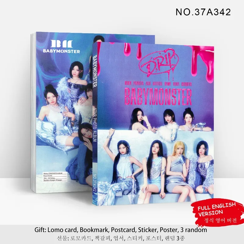 High-Quality BABYMONSTER DRIP Photobook – Limited Edition Fan Collectible