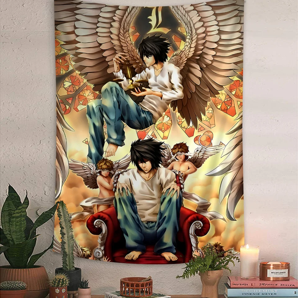 Wall Tapestries Mandala Anime Death Note DN L Colorful Tapestry