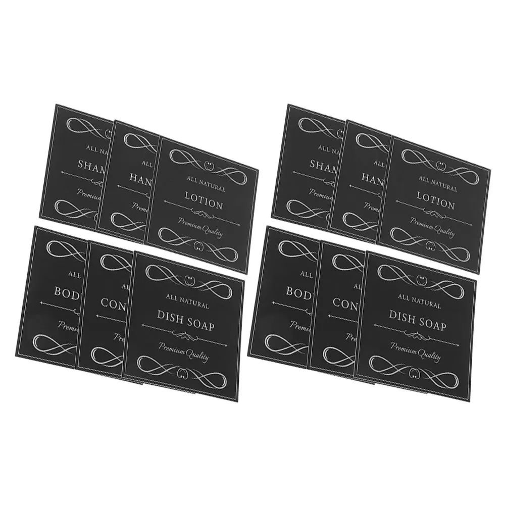 

Bathroom Labels Stickers Waterproof Bottle Filling Pvc Self-adhesive Dispenser Travel