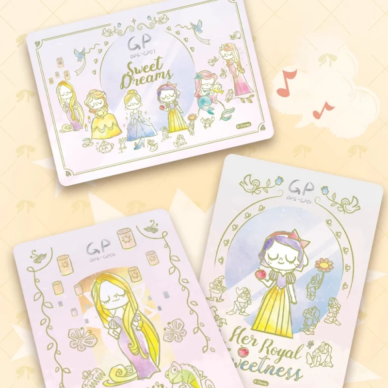 CARD FUN Disney Princess Card Shines Genuine Anime Cartoon Printing Kawaii Collection Card Toy Ornaments Children Holiday Gifts