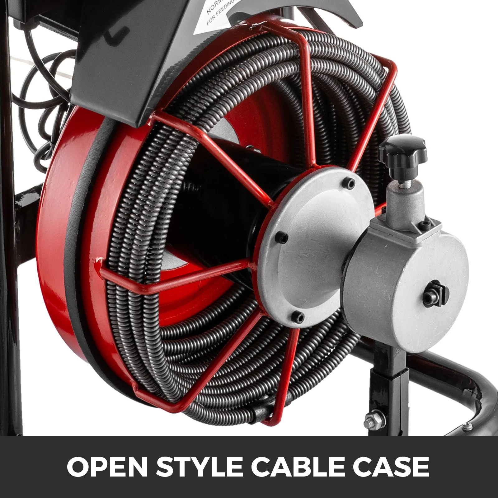 آلة تنظيف استنزاف الأنابيب البلاستيكية الجديدة ذات غلاف الكابل المفتوح/آلة تنظيف استنزاف الأوكر عملية تنظيف المياه الباردة #3