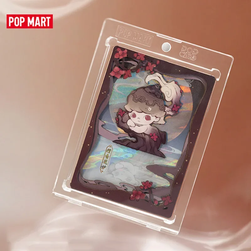 POP MART DIMOO STORIES IN THE CUP Series Art Collection Cards Mystery Box Guess Bag Toys Doll Cute Anime Figure Desktop Ornament