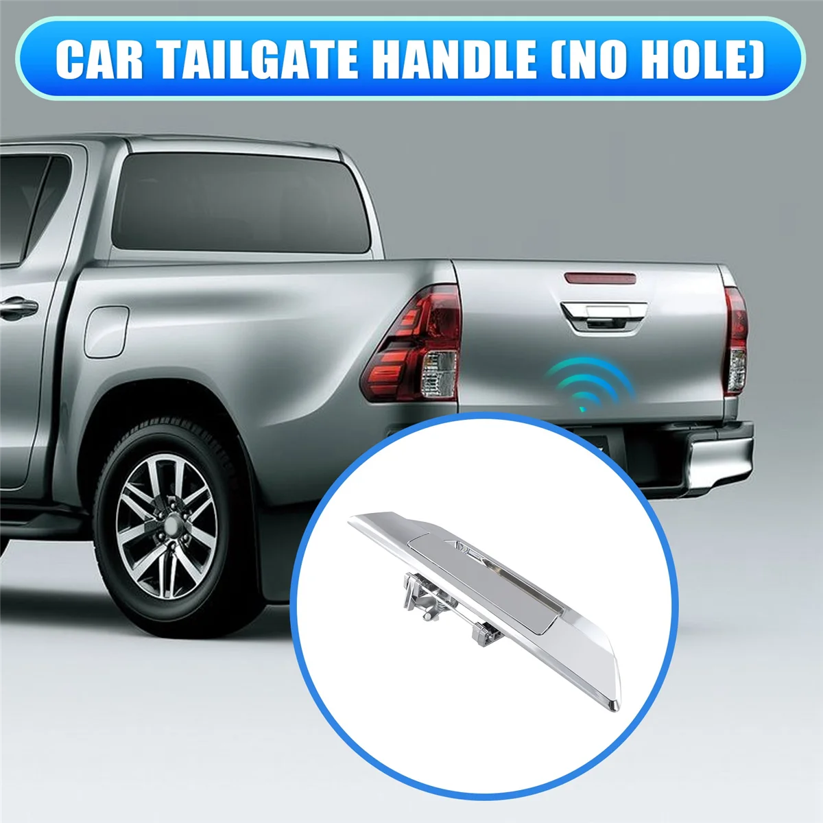 Maçaneta da porta traseira com furo 69090-0K090 para Toyota Hilux Revo 2015-2018