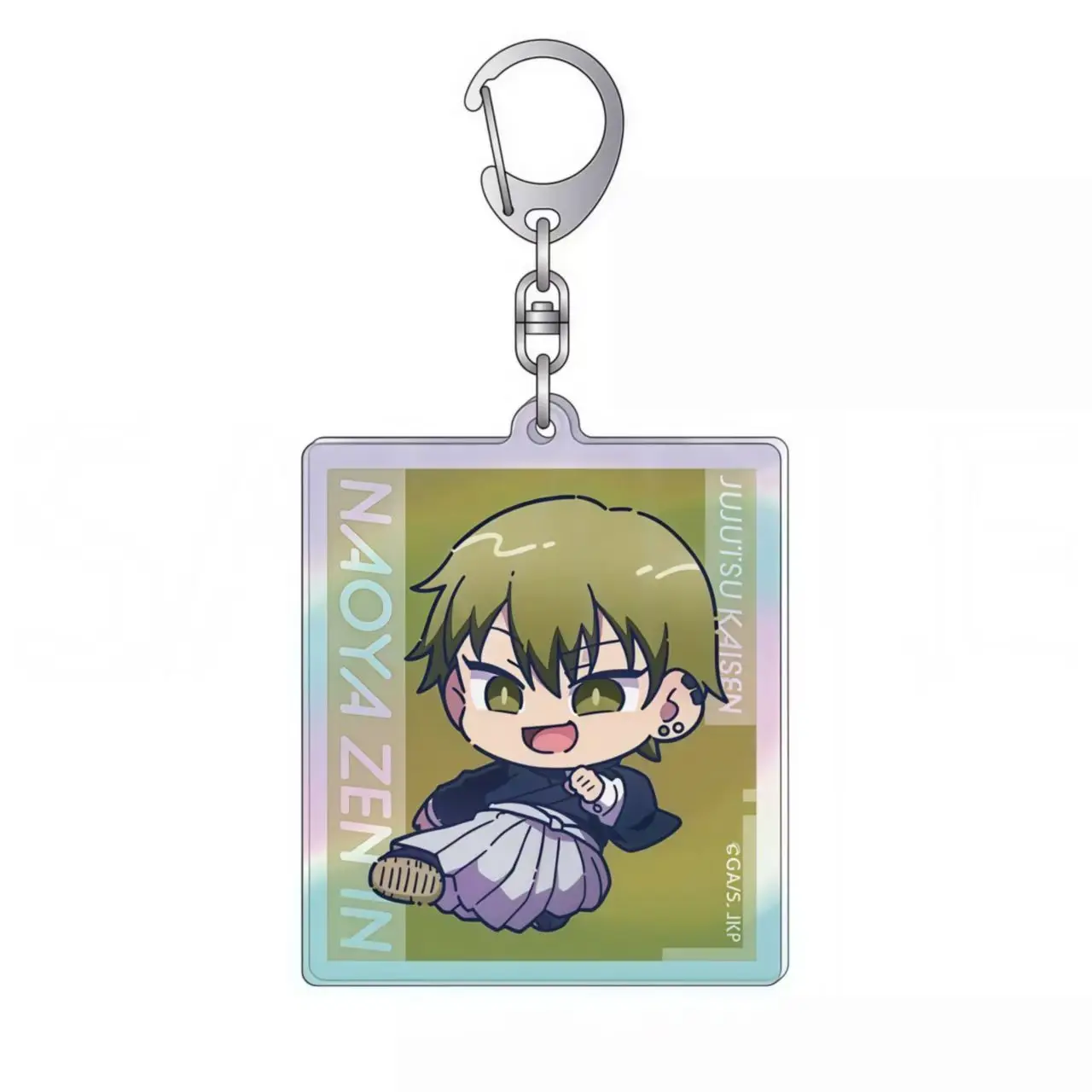 Anime Jujutsu Kaisen Acrylic Keychain Yuji Itadori Naoya Zenin Yuta Okkotsu Megumi Fushiguro Choso Keyring Cosplay Accessories