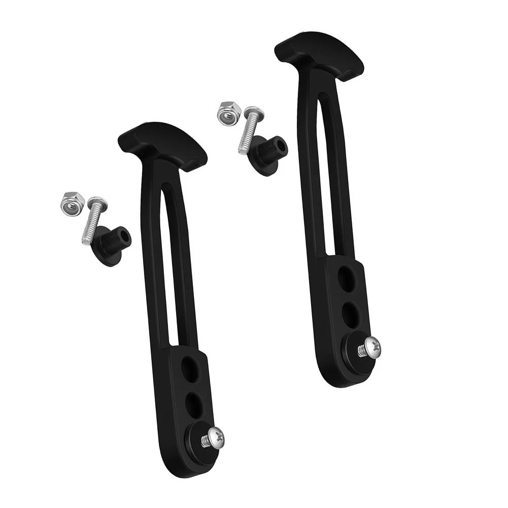 2Pcs Car Rubber T Type Strap Buckle 3 Hole For Ladder Storage Tie Down Car Accessories