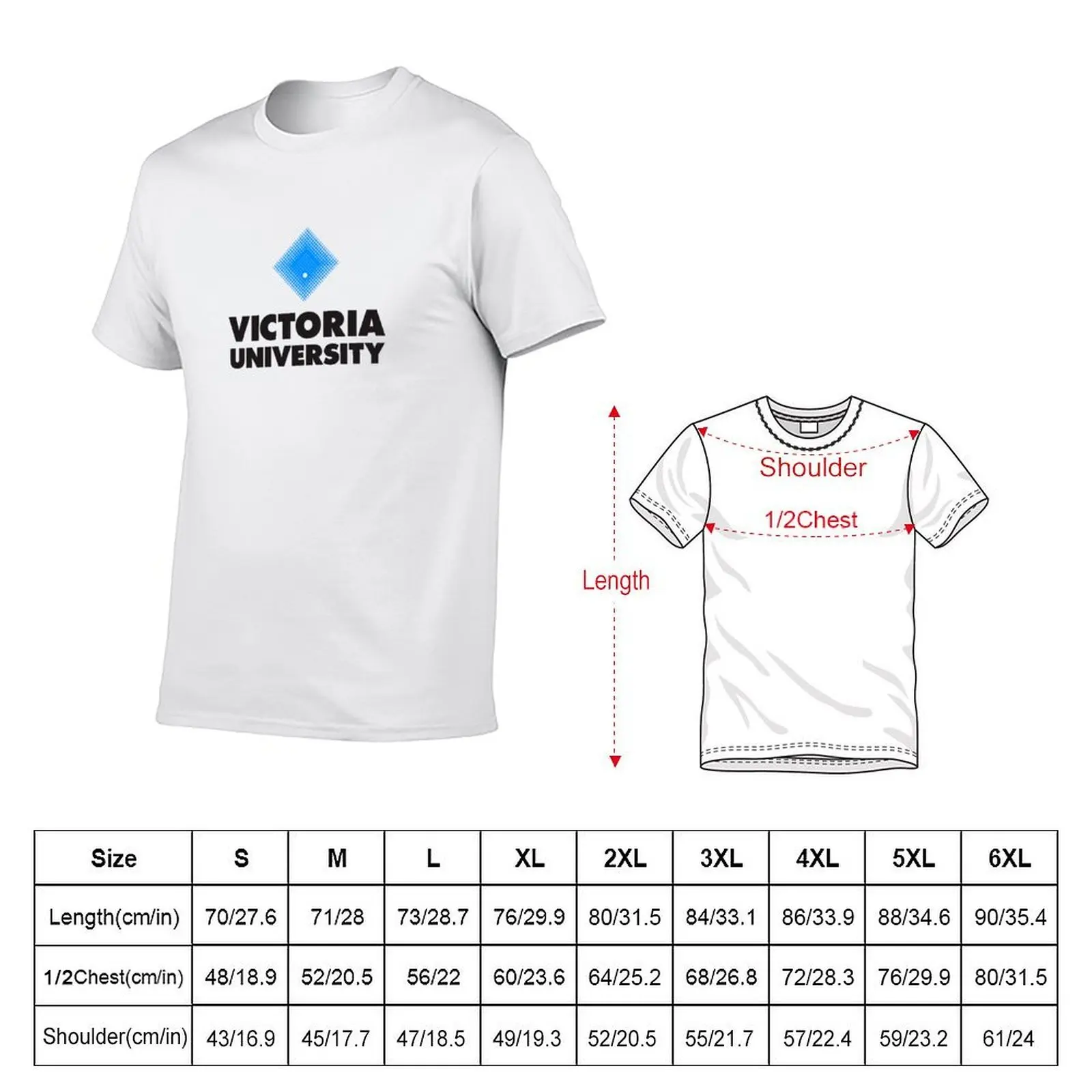 victoria university australia T-Shirt t shirt custom print man t shirt graphic T-Shirt