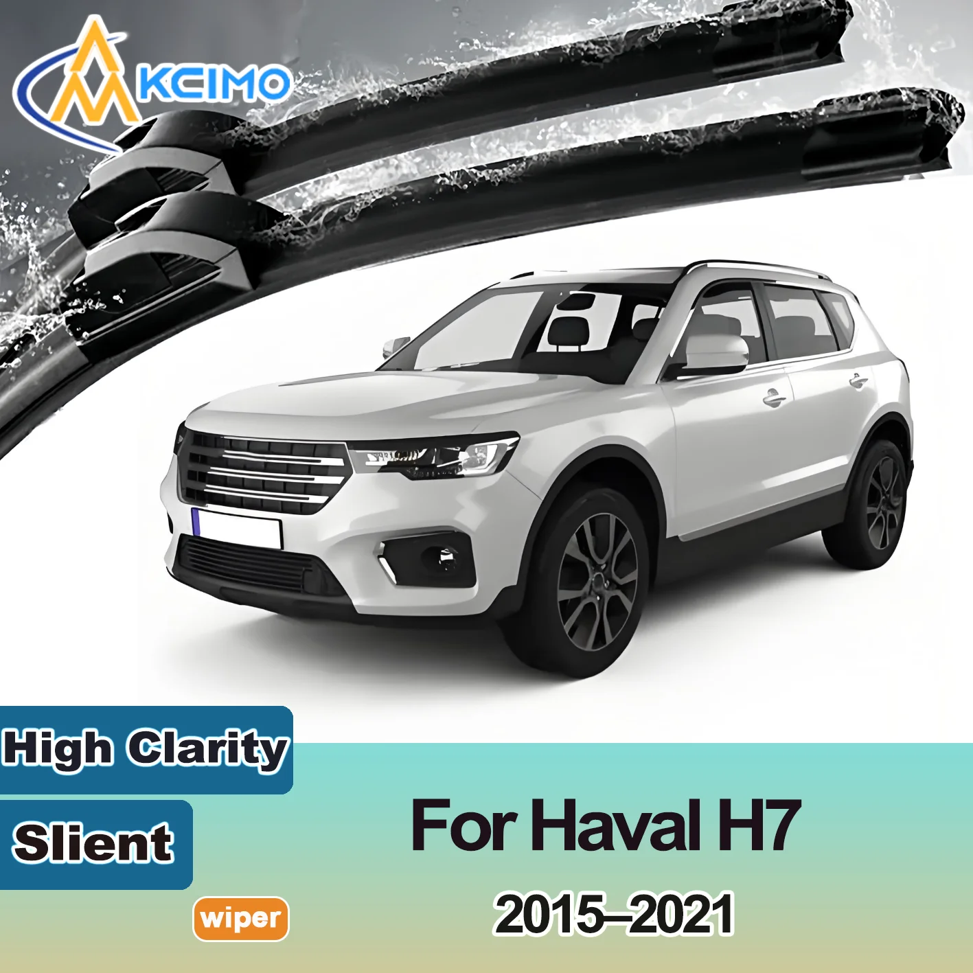 

2 шт. щетки стеклоочистителя подходят для Haval H7 2015-2021, аксессуары для автомобильных щеток переднего стекла 2021 2020 2019 2018