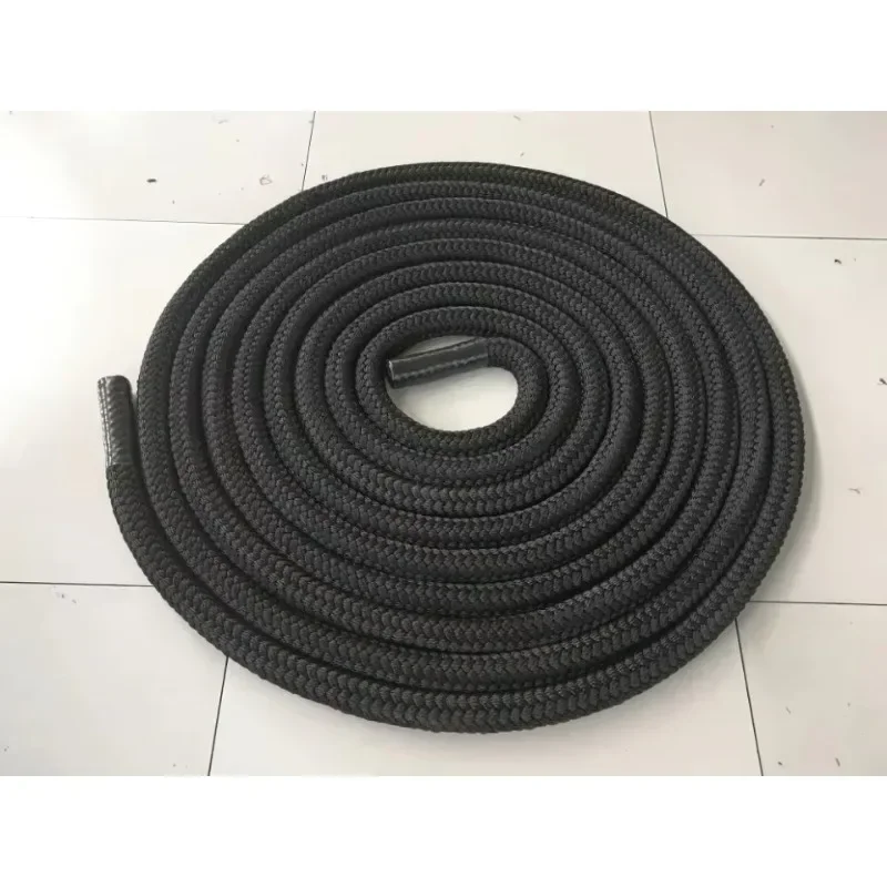 

Robust Black Nylon Poly Dacron Battle Rope Wear Proof Never Disperse For Universal Gym Training Hot Sale