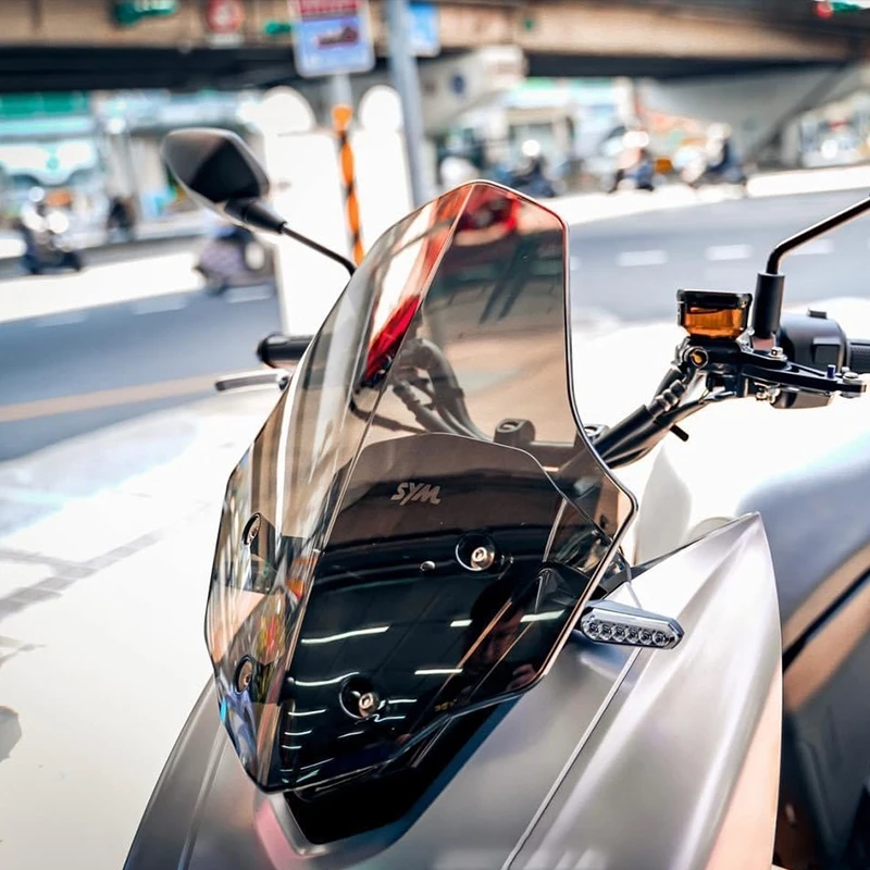 

Motorcycle Windshield Wind Deflector Windscreen Visor Viser for SYM MMBCU150 MMBCU158