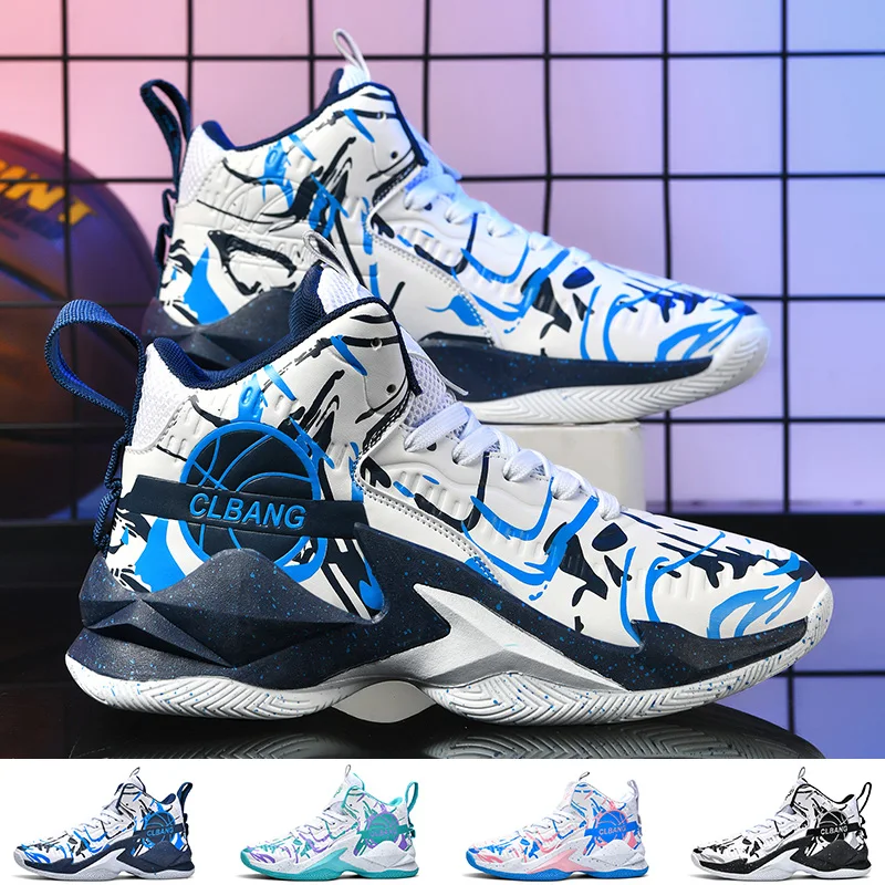 

2024 Basketball Shoes Men New Arrival Basketball Shoes For Kids Boys Athletic Basketball Sneakers Woman Training Dropshipping