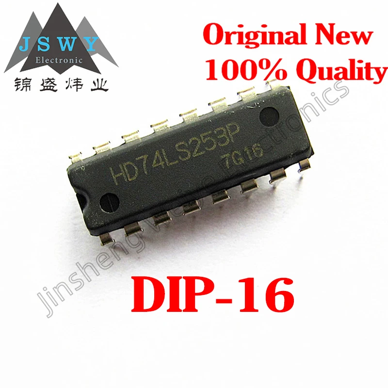 

(10/50PCS) HD74LS253P HD74LS253 DIP-16 dual 4-in-1 data selector/multiplexer logic chip Original genuine in stock