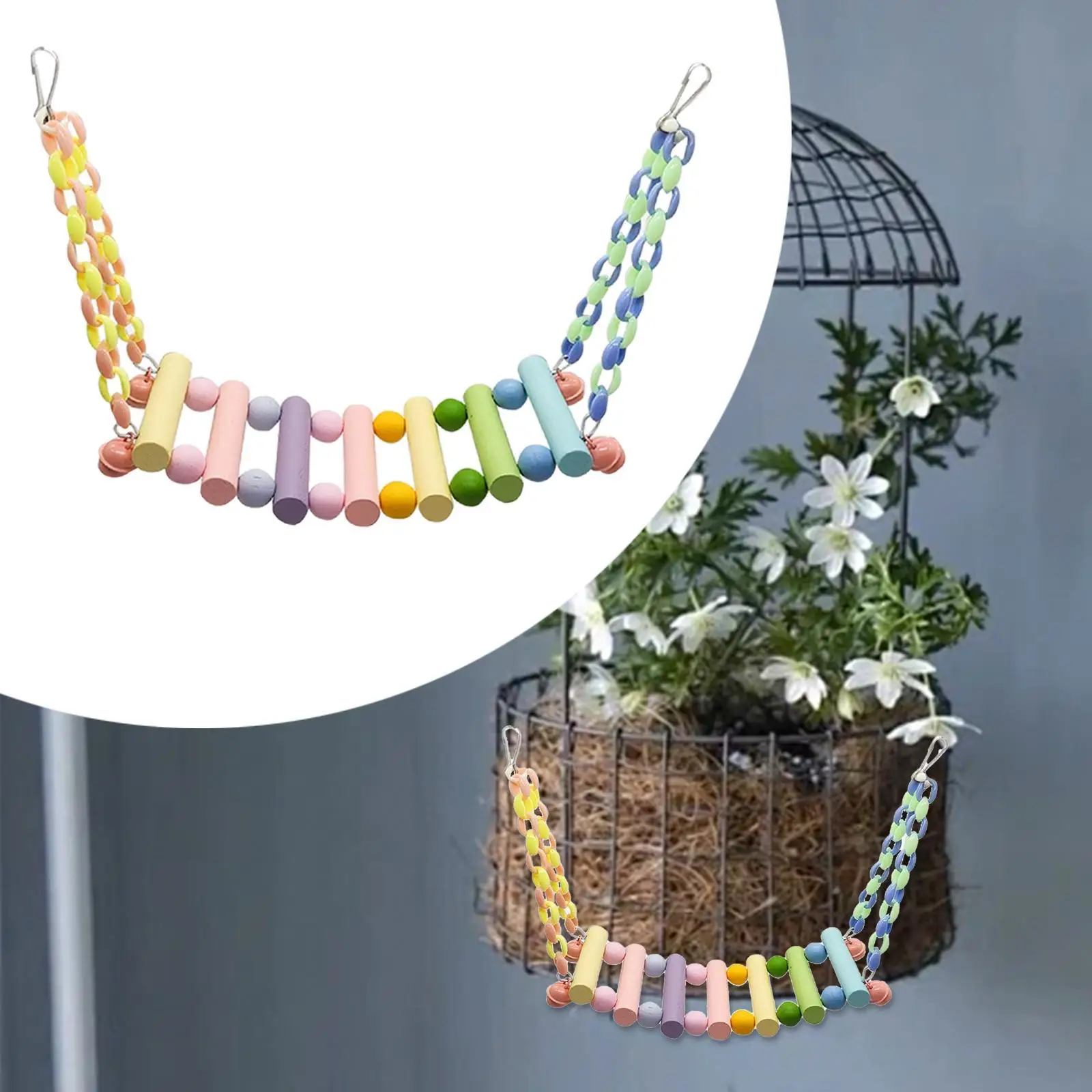Soporte y juguete de entrenamiento para loros – Instalación fácil - imagen 4