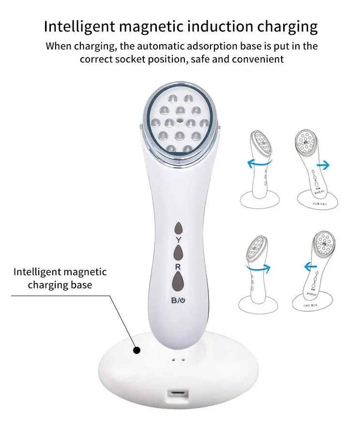 Radio Frequency Facial LED Photon Skin Care Device Face Lifting Tighten Wrinkle Removal Eye Care RF Skin Tightening Machine