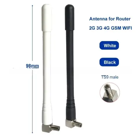 4GLTE Wireless Router Ethernet Card with TS9 Antenna 4G ZTE Rubber Rod External Wireless Adapter for Broadband Modem