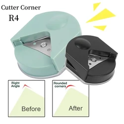 R4 Card Rounded Cutter Corner Rounder Paper Hole Trimmer Angle Punch Photo Die Cutter Scrapbook Gift Office DIY Craft HandTool